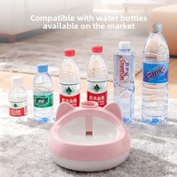 Fontaine à eau portable pour chat, fontaine à eau automatique pour chat, distributeur d'eau pour petits animaux de compagnie, pour les voyages et la maison, 4 couleurs