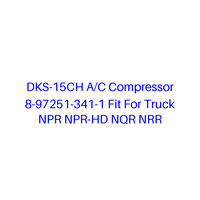 Compresseur de climatisation DKS-15CH 8-97251-341-1 compatible avec les camions NPR NPR-HD NQR NRR