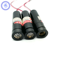 Transmetteur optique 9 h 650nm, Modules de Diode Laser 5mW 3-5v, Laser croisé de ligne à points rouges réglables