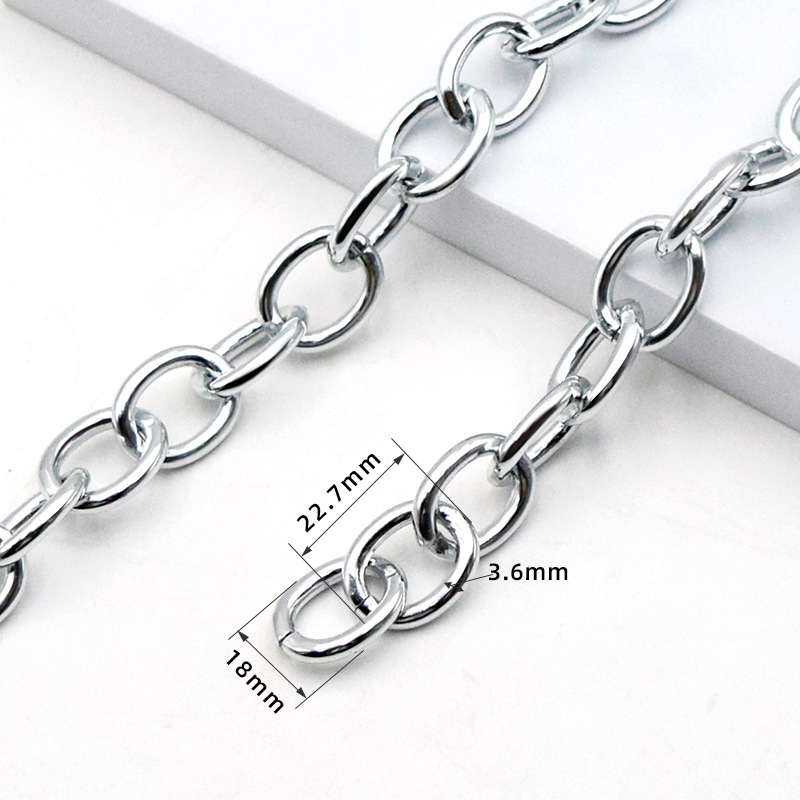Chaîne en aluminium de 22,7*18*3,6 mm