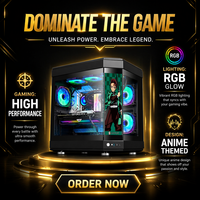 Cajas de Ordenador para Juegos ATX con Pantalla, Gabinete de Vidrio Cúbico de Alta Calidad, Venta al por Mayor de Fábrica, Carcasa para PC Gaming, Chasis de Escritorio