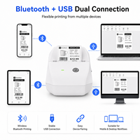 Printer Termal Mini Portabel 2-inci dengan Kecepatan 260mm/s dan 203dpi, Tersedia untuk Label Parfum