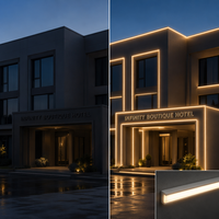 Iluminación Decorativa para Exteriores, Tira de Silicona de 6x12mm, 60 LED/m, DC24V, Rollo de 50M/100M, Resistente al Agua IP67, LED Neon Flex, Regulable, CRI80