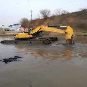 20トンの水陸両用掘削機を使用して、河川/湖の浚渫と浮遊破片除去に使用 - Product Image 6