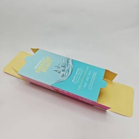 Boîte en carton à fond auto-scellant avec impression couleur, taille personnalisée, pour produits de beauté, emballage personnalisé