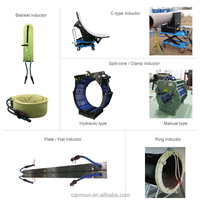 Máquina de tratamiento térmico de inducción portátil, 10kw, 20kw, para soldar piezas de chaqueta marina