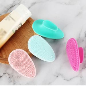 Food Grade Eco-Friendly UV Printed Silicone Facial Cleansing Brush Deep Cleaning Blackhead Removal Portable Skin Promotional - Product Image 1
