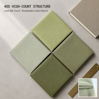 Tissu à carreaux T400 haute élasticité 160GSM 40S*150D toucher doux pour pantalons et chemises décontractés pour hommes