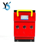 Interrupteur de transfert manuel double alimentation BAOYONG HR6 avec disjoncteur, couvercle et contacts en cuivre 400V, modèle 250-310