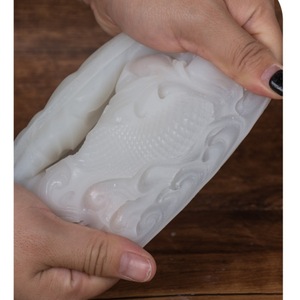Ocean Themed Cylindrical Relief <b>Candle</b> <b>Mold</b> Transparent White Customizable Shape For DIY <b>Candle</b> Making Kits - Product Image 4