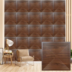 Phổ biến bán tường trang trí nội thất 3D PVC trần dễ dàng cài đặt không thấm nước tấm Tường - Product Image 5