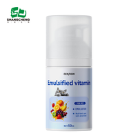 Complément alimentaire liquide multi-vitamines émulsifiées pour animaux de compagnie, à absorption optimale, pour la santé quotidienne des chats et des chiens, durée de conservation de 2 ans, produit d'usine
