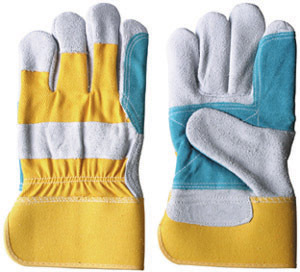 <span class=keywords><strong>Gaozhou</strong></span>-guantes de cuero verde para el trabajo, guantes de seguridad para la industria - Product Image 6