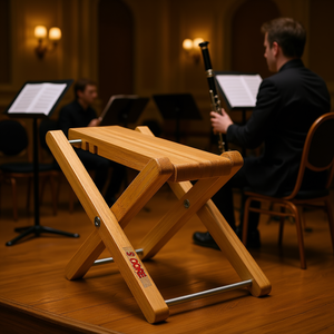 Reposapiés Plegable de Madera con Altura Ajustable para Fagotistas Clásicos - Product Image 2