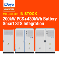 Armoire de stockage de batterie à refroidissement liquide Deye MC-L430-2H3 200kW 430kWh C&I tout-en-un pour extérieur ESS – Distributeur agréé Moge