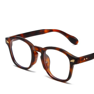 2025レトロラウンドアイウェアフレーム赤古典的な眼鏡男性用アンチブルーライトブロッキングメガネファッション透明眼鏡 - Product Image 5