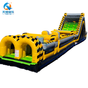 Équipement gonflable commercial de parcours d'obstacles de 45m avec <span class=keywords><strong>le</strong></span> <span class=keywords><strong>plus</strong></span> grand parcours d'obstacles d'explosion de ventilateur en <span class=keywords><strong>vente</strong></span> - Product Image 4