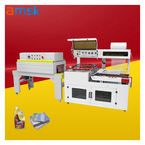 FL-750 + 7530 tốc độ cao nhiệt nhiệt phim nóng chai nước thu nhỏ máy bao bì poof/Pe/PVC thu nhỏ bọc chai máy - Product Image 1