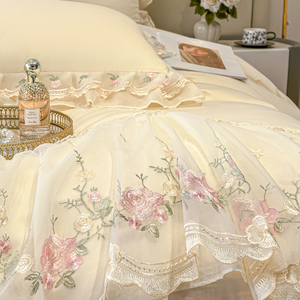 A Four-piece Set of French Light Luxury Embroidered <strong>Bedding</strong> - Product Image 3