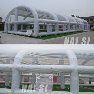 Dôme de structure supporté par l'<span class=keywords><strong>air</strong></span> pour piscine/tentes gonflables Dôme de piscine de grande taille transparent - Product Image 1