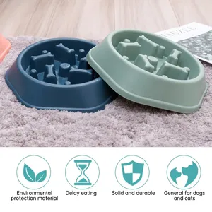 Nuevo Tazón de Alimentación para Perros, Plato de Alimentación Lenta para Cachorros, Previene la Obesidad, Suministros para Perros, Envío Directo - Product Image 5