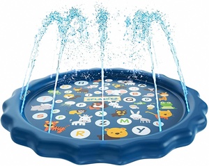 Tapis de <span class=keywords><strong>jeu</strong></span> gonflable pour enfants, jouets d'extérieur en PVC, tapis d'arrosage flottant, tapis d'eau pour bébé, tapis anti-éclaboussures - Product Image 1