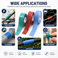 Cinta de Silicona Autoadhesiva Impermeable para Reparación de Cables Eléctricos, Tuberías, Mangueras y Automóviles