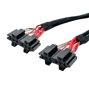 Arnés de cableado automotriz personalizado, conector de relé de 4 y 5 pines, 12V, núcleo de cobre, aislamiento de PVC, para circuito de iluminación de automóviles - Product Image 3