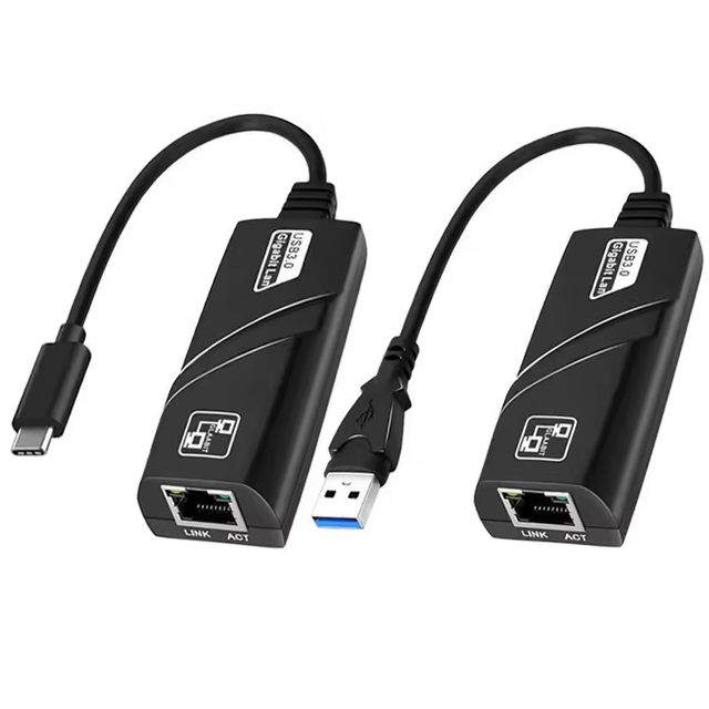 USB-C to Ethernet Adapter Gigabit Network RJ45 100Mbps LAN Wired Network Card External for Windows and Mac OS