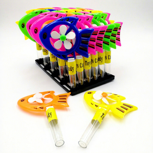 Tube Distributeur Vide en Gros pour Bonbons et Jouets Sucrés, <span class=keywords><strong>Contenant</strong></span> de 2g avec Jouets Éventail <span class=keywords><strong>à</strong></span> <span class=keywords><strong>Vent</strong></span> - Product Image 1