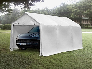 Vente en gros, offre spéciale, garage pliable à pousser et à tirer/garage étanche en métal à rail galvanisé pour lavage de voiture - Product Image 5