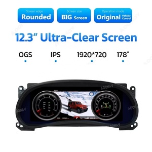 Car LCD Digital for Jeep Wrangler JK 2011-2017 Original LCD <b>Stereo</b> Virtual Speedometers Dashboard Player Linux <b>System</b> RHD LHD - Product Image 4