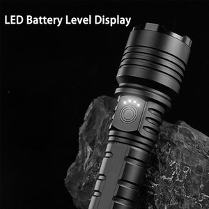 ไฟฉายสปอตไลท์ LED อันทรงพลัง ไฟฉายแบบชาร์จไฟได้พร้อมไฟแฟลช SOS - Product Image 6