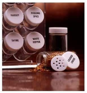 Moderno Estante para Especias de Acrílico Transparente Ecológico con Superficie Pulida, 20 Orificios, Exhibidor <span class=keywords><strong>Vertical</strong></span> para Almacenamiento de Especias - Product Image 2