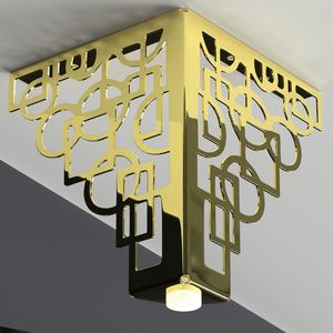 Gambe mobili Moderna di Lusso del Bicromato di Potassio Laterale Comodino Panca Piedi Console <span class=keywords><strong>Oro</strong></span> In Acciaio Inox di Mobili In Metallo Letto Armadio Divano Gambe Per Il Sofà - Product Image 2