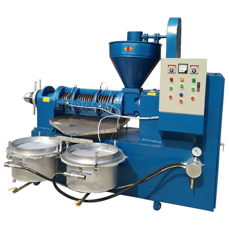 Kenya High Quality Automatic Cold and Hot Presser Shea Nut Beans Linseed Rapeseed Canola Castor Palm Kernel Oil Press Machine