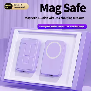 Bestseller ricarica rapida Magtinec Power Bank 10000mAh caricabatterie per telefono 15W Wireless caricabatterie portatile Power Bank - Product Image 5