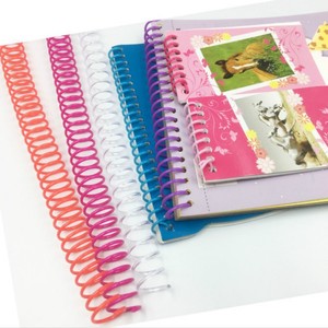 Nhà sản xuất A4 A5 Kích thước vật liệu nhựa ràng buộc Nguồn cung cấp PVC nhựa xoắn ốc cuộn dây cho ràng buộc cho các trường học văn phòng nhà - Product Image 5