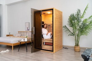 Hiện đại 2 người khô phòng tắm hơi để sử dụng nhà với wifi Bảng điều chỉnh - Product Image 4