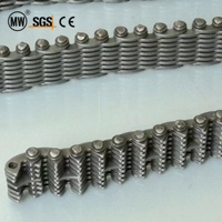 Chaîne silencieuse à dents inversées de haute précision en phosphate de manganèse C4-138 pour métiers à tisser à pinces et cadres de tissage textiles