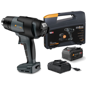 Pistola de calor inalámbrica controlada digitalmente MH5 Steinel con batería y cargador de 5,5 Ah - Product Image 1