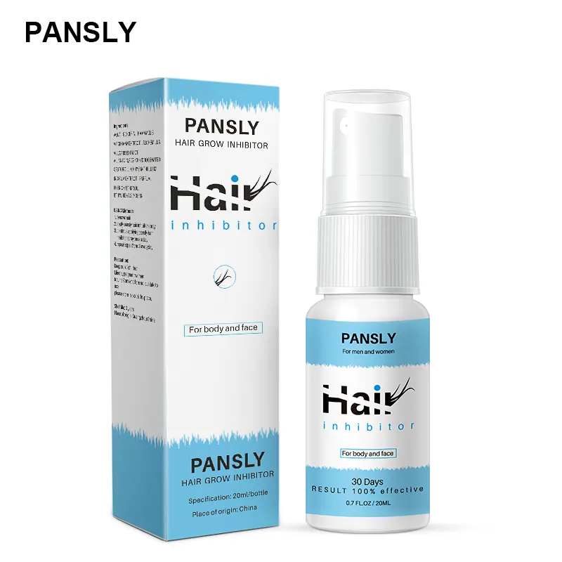 Pansly-Spray para evitar el crecimiento del cabello, 20ml, hidratante, no irritante, indoloro
