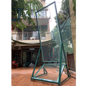 Red de rebote para voleibol, tamaño estándar, acero al carbono, verde, equipo de entrenamiento para práctica de voleibol - Product Image 4