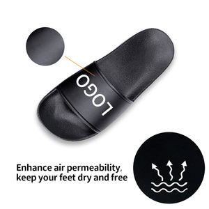 Offre Spéciale de sandales à glissière de bain en PVC PU avec logo personnalisé pour hommes et femmes - Product Image 4