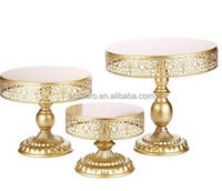 Soporte para Tartas Dorado Creativo Europeo, Accesorios para Bodas, Decoración para Mesa de Postres, Combinación de Soportes para Tartas