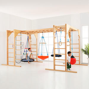 Équipement d'entraînement sensoriel intérieur/extérieur, jouet balançoire <span class=keywords><strong>suspendu</strong></span> pour l'éducation précoce avec câble aérien rotatif pour l'école et la maison - Product Image 1