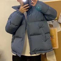 Parka d'hiver colorée pour hommes 2026 – Veste matelassée noire style streetwear hip-hop