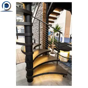 Tangga Spiral Prima desain Modern tangga ruang kecil tangga Modern mewah