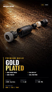 Connecteur circulaire M12, <span class=keywords><strong>c</strong></span>âble pour montage sur panneau PCB, réceptacle moulé, adaptateur de <span class=keywords><strong>c</strong></span>âblage, codage A B D X, 2 3 4 5 8 12 17 broches - Product Image 2