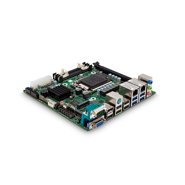 H610 Chipset LGA1700 VGA+DP+HD-MI Output Industrial Mainboard Support 4k Display Mini Itx Motherboard 2LAN 6COM With TPM2.0